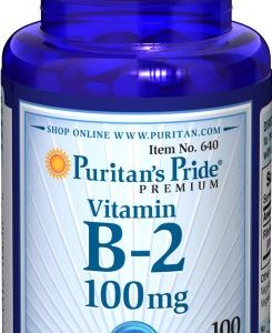 Puritan's Pride Vitamin B-2 (Riboflavin) 100 mg-100 Tablets