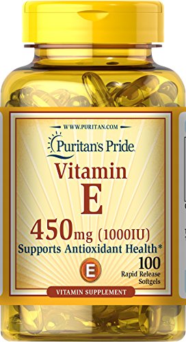 Puritan's Pride Vitamin E 1000 IU Soft Gels 100 count 1 Puritan's Pride Vitamin E 1000 IU Soft Gels 100 count