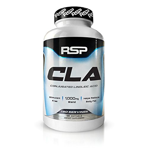 RSP CLA 1000 Conjugated Linoleic Acid Max Strength Softgels  Natural Stimulant Free Weight Loss Supplement  Fat Burner for Men   Women  180 Count 1 RSP CLA 1000 Conjugated Linoleic Acid Max Strength Softgels  Natural Stimulant Free Weight Loss Supplement  Fat Burner for Men   Women  180 Count