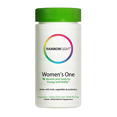 Rainbow LIght - Women's One Multivitamin One-a-Day Support for Bone and Breast Health Helps Balance Hormones and Stress with B Vitamins Vitamin D3 and Iron Vegetarian Gluten-Free 150 Tablets 1 Rainbow LIght - Women's One Multivitamin One-a-Day Support for Bone and Breast Health Helps Balance Hormones and Stress with B Vitamins Vitamin D3 and Iron Vegetarian Gluten-Free 150 Tablets