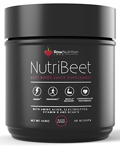 Raw Nutrition Labs NutriBeet Nitric Oxide Optimizer Organic Beet Root Juice Powder with Amino Nitrate Matrix  Electrolytes  Vitamin B Energy Boost   BCAA Recovery Support (60 scoops)  14 8 oz 1 Raw Nutrition Labs NutriBeet Nitric Oxide Optimizer Organic Beet Root Juice Powder with Amino Nitrate Matrix  Electrolytes  Vitamin B Energy Boost   BCAA Recovery Support (60 scoops)  14 8 oz
