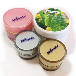 Result Within7days  Shinete' Baby Face Cream 4 in 1 Set  The Best Natural Cosmeceutical in Asia  Suitable for Every Skin Types  See Result in 15 Days  All the Dark Spot  Scar and Melasma Decrease Significantly
