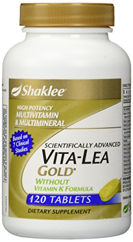 Shaklee® Vita-Lea Gold™ w o Vitamin K 120 Count 1 Shaklee® Vita-Lea Gold™ w o Vitamin K 120 Count