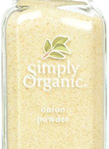 Simply Organic Onion  White Powder ORGANIC 3 00 oz  Bottle (a) - 1 Pack