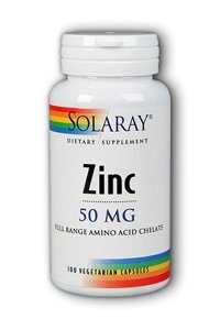 Solaray - Zinc  50 mg  100 capsules