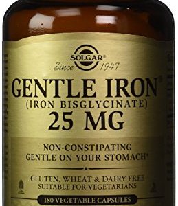 Solgar - Gentle Iron  25 MG  180 Vegetable Capsules