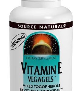 Source Naturals Vitamin E 400IU Mixed Tocopherols  Fat-Soluble Antioxidant  50 Tablets