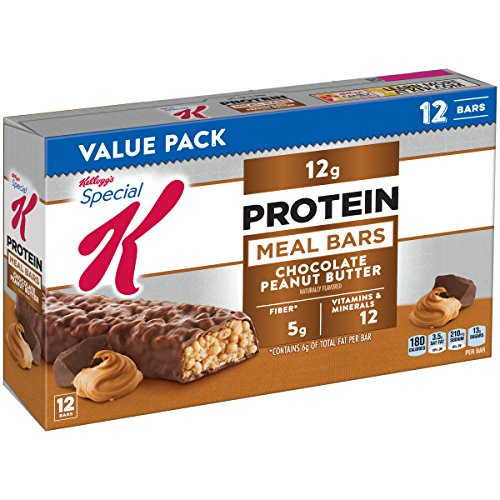 Special K Protein Meal Bars  Chocolate Peanut Butter  19 oz (12 Count)