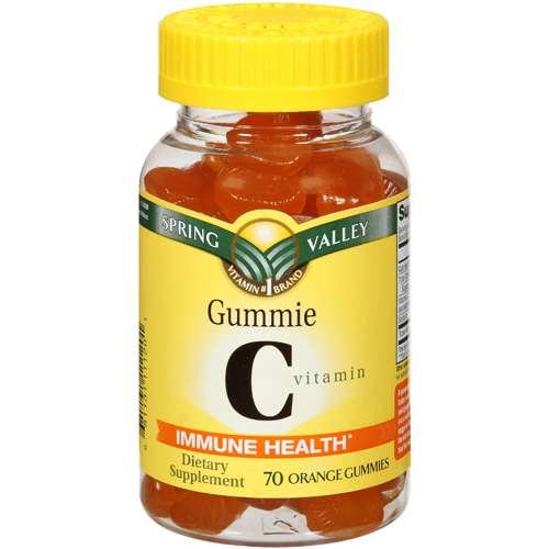 Spring Valley - Gummie Vitamin C 240 mg  70 Orange Gummies