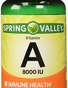 Spring Valley - Vitamin A 8000 IU  250 Softgels