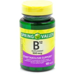 Spring Valley - Vitamin B-12 500 mcg  100 Tablets