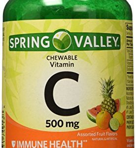 Spring Valley - Vitamin C Multiple Fruit Flavors 500 mg  200 Chewable Tablets
