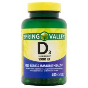Spring Valley - Vitamin D-3 1000 IU  450 Softgels