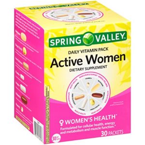 Spring Valley™ Active Women Daily Vitamin Pack Dietary Supplement 30 ct Box
