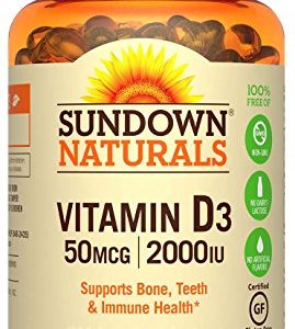 Sundown Naturals Vitamin D3 2000 IU  350 Softgels