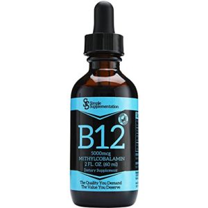 Top Quality Vitamin B12 Drops for Less—Compare—A Full 60 Servings x 5000mcg—Vegan—Alcohol-Free Sublingual B12 Liquid—Methylcobalamin—Boost Energy   Metabolism—Feel Your Best—Natural Berry Flavor—USA