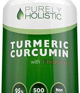Turmeric Curcumin Capsules ★ 100  MONEY BACK GUARANTEE ★ - with BioPerine Black Pepper Extract  Aids Absorption - Without This it Won't Work 120 Veggie 500mg Turmeric Supplement  95  Curcuminoids