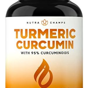 Turmeric Curcumin with BioPerine 1500mg - 180 Capsules with 95  Curcuminoids Extra Strength Supplement w Black Pepper Extract for Pain Relief  Joint Support  Inflammation - Highest Potency
