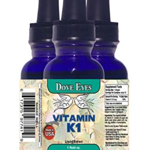 VITAMIN K1 From DOVE EYES - LIQUID EXTRACT  - MADE IN AMERICA  - ALCOHOL FREE  - 1 OUNCE  - 100  MONEY BACK GUARANTEE    ON SALE NOW  - ORDER NOW   GET YOUR FREE HOME HERBAL HINTS eBook