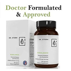Vegan Probiotic Supplement - Dr  Formulated For Superior Digestion   Immunity - With Organic Prebiotic   L-Glutamine - Non GMO   Gluten Free - 20 Billion CFU - 60 Capsules