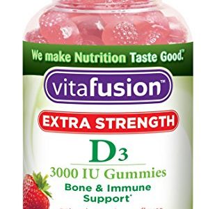 Vitafusion Extra Strength Vitamin D3 Gummies  120 Count (Packaging May Vary)