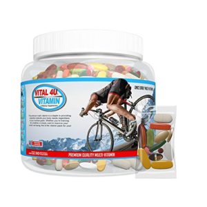 Vital 4U® Vitamin Premium Multivitamin for Men and Women  Multimineral Sports Nutrition Supplement with Joint Support  30 Count