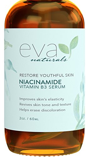 Vitamin B3 5 Niacinamide Serum by Eva Naturals (2 oz) - Niacinamide Benefits Skin with Incredible Anti-Aging and Reduces Appearance of Wrinkles Acne and Discoloration - With Hyaluronic Acid and Aloe 1 Vitamin B3 5 Niacinamide Serum by Eva Naturals (2 oz) - Niacinamide Benefits Skin with Incredible Anti-Aging and Reduces Appearance of Wrinkles Acne and Discoloration - With Hyaluronic Acid and Aloe
