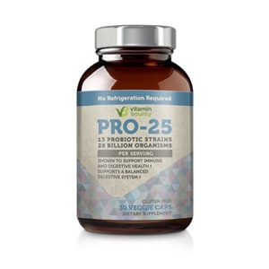 Vitamin Bounty - Pro 25 Probiotic - 13 Probiotic Strains  25 Billion Organisms Per Serving