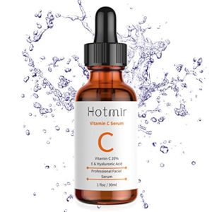 Vitamin C Serum  Pure Organic Natural Serum - Hotmir Fashionable Anti-Aging Serum with Hyaluronic Acid  Vitamin E  for Face Skin Men Kids- 20  - 1fl oz
