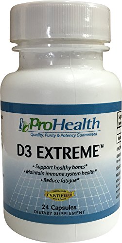 Vitamin D3 Extreme by ProHealth (50 000 IU 24 capsules) (Vitamin D Supplement) 1 Vitamin D3 Extreme by ProHealth (50 000 IU 24 capsules) (Vitamin D Supplement)