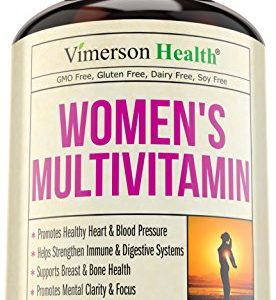 Women's Daily Multivitamin Multimineral Supplement - Rich In Vitamins   Minerals  Green Tea  Magnesium  Biotin  Zinc  Calcium  Antioxidant For Women  Heart   Breast Health  Gluten Free Multivitamins