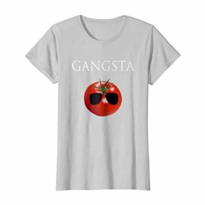 Womens Tomato Plant Fruit T Shirt Gift Tomato Benefits Fiber Large Silver