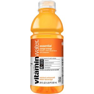 vitaminwater essential electrolyte enhanced water w vitamins  orange-orange drink  20 fl oz