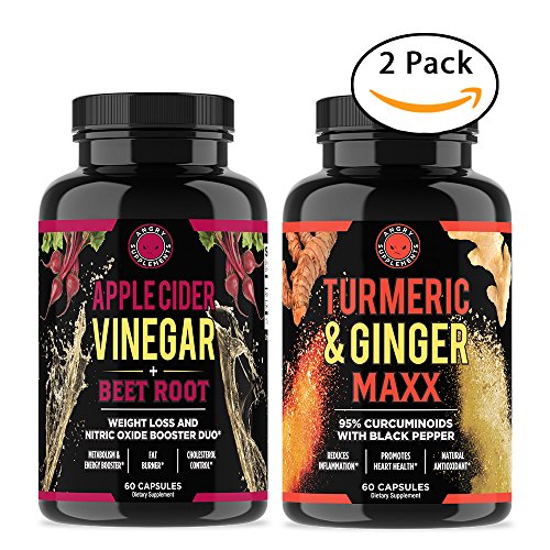 Angry Supplements Apple Cider Vinegar   Beetroot and Turmeric   Ginger Capsules (2-Pack Bundle)  All-Natural Weight Loss Detox Remedy  Nitric Oxide Booster  Boost Metabolism   Energy (120 Count) 1 Angry Supplements Apple Cider Vinegar   Beetroot and Turmeric   Ginger Capsules (2-Pack Bundle)  All-Natural Weight Loss Detox Remedy  Nitric Oxide Booster  Boost Metabolism   Energy (120 Count)