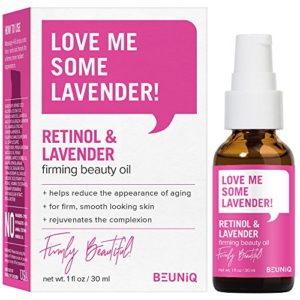 BeUniq Retinol   Lavender Firming Beauty Oil 1oz   30ml