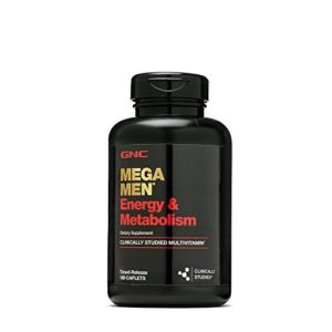 GNC Mega Men Energy Metabolism - 180 Caplets  90 Servings