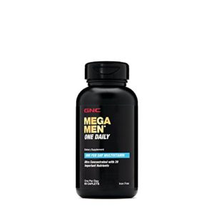 GNC Mega Men One Daily Multivitamin with 39 Important Nutrients - 60 Caplets