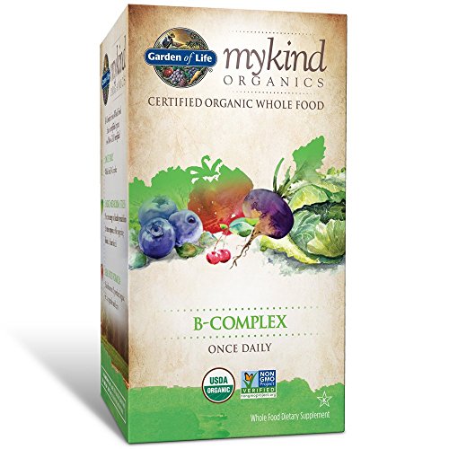 Garden of Life B Complex with Folate - mykind Organic Whole Food Supplement for Metabolism and Energy 30 Tablets 1 Garden of Life B Complex with Folate - mykind Organic Whole Food Supplement for Metabolism and Energy 30 Tablets