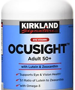 Kirkland Eye Vitamin OcuSight Adult 50  with Lutein   Zeaxanthin  300 softgels