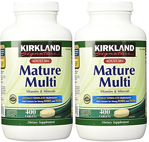 Kirkland Signature Adults  50 plus Mature Multi Vitamins   Minerals  800-Count Tablets
