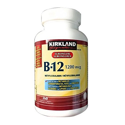 Kirkland Signature Vitamin B12 1200mcg 360 tablets Vitamins and