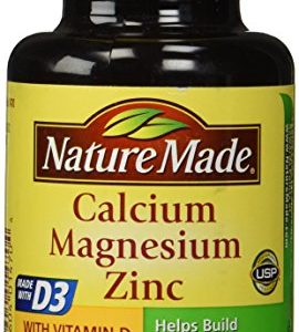 Nature Made Calcium Magnesium   Zinc Tabs  100 ct