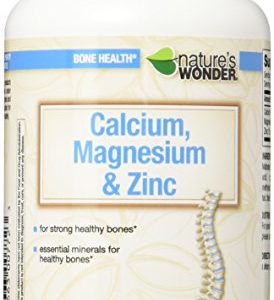 Nature's Wonder Calcium Magnesium and Zinc Supplement  300 Count