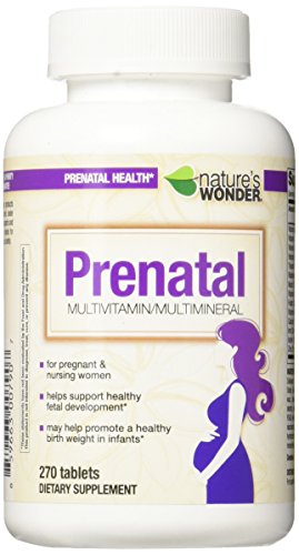 Nature's Wonder Prenatal Tablet 270 Count 1 Nature's Wonder Prenatal Tablet 270 Count
