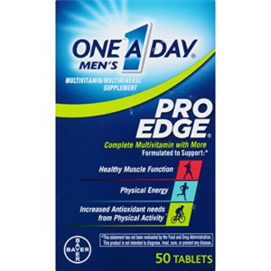 One-A-Day Men's Pro Edge Multivitamin  50-tablet Bottle