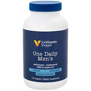 One Daily Mens Multivitamin 180 Tablets by The Vitamin Shoppe