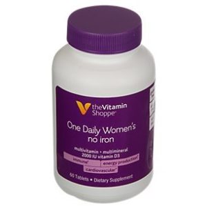One Daily Women's No Iron Multivitamin (60 Tablets) by The Vitamin Shoppe