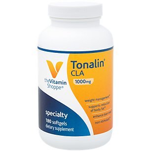 Tonalin CLA 1000mg Softgel Conjugated Linoleic Acid 740mg from Safflower Seeds Supports Reduction of Body Fat Stimulant Free Gluten Free (180 Softgels) by The Vitamin Shoppe 1 Tonalin CLA 1000mg Softgel Conjugated Linoleic Acid 740mg from Safflower Seeds Supports Reduction of Body Fat Stimulant Free Gluten Free (180 Softgels) by The Vitamin Shoppe