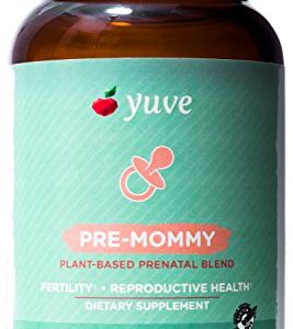 Yuve Natural Complete Prenatal Vitamins - Fertility Support  Hormone Balance   Cycle Regulation for Women - Supports a Healthy Pregnancy - Vegan  Non-GMO  Gluten-Free - 60 One a Day Vegetarian Caps