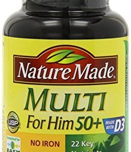 Nature Made Multi for Him 50  Multiple Vitamin and Mineral Supplement Tablets  90-Count (Pack of 2)